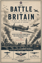 Battle of Britain RAF Aviation Print Set of  3