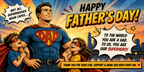 Superhero Dad Mug | Funny Father’s Day Gift | Comic Book Dad Mug