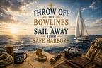 Throw Off the Bowlines Sailing Mug | Nautical Gift | Sailor & Boat Lover Coffee Mug | Adventure Travel Mug