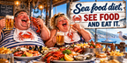 Sea Food Diet Funny Mug – See Food and Eat It – Seafood & Beer Humour Gift